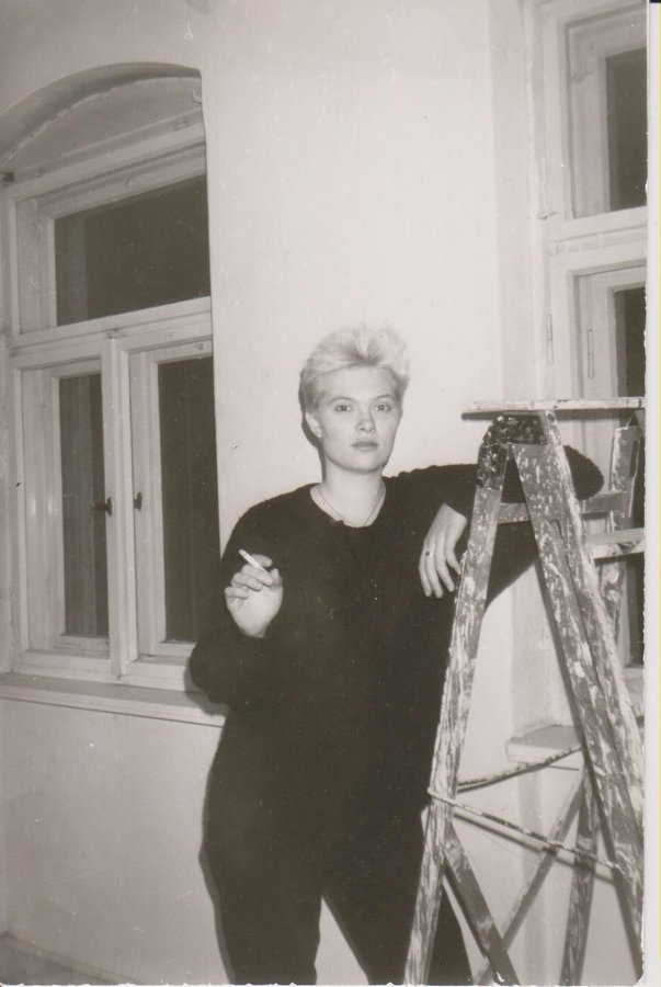 Kirsi Liimatainen Dresdenissä 1989.