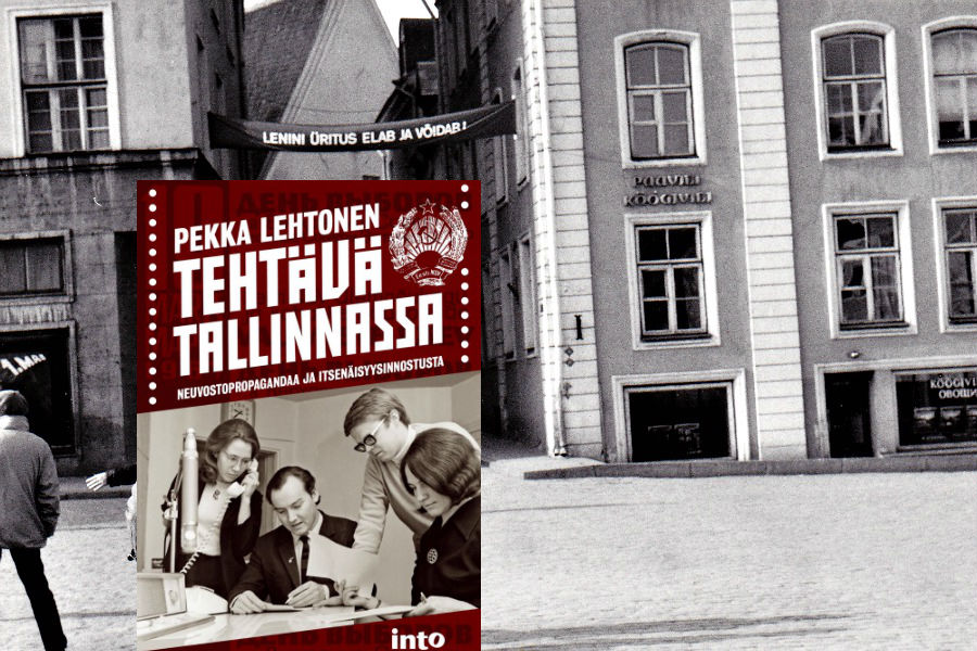 Tehtävä Tallinnassa on toimittaja Pekka Lehtosen uusi kirja, jota hän esittelee myös Työveänkirjallisuuspäivässä Werstaalla tämän kuun lopussa. Lehtonen on Pirkanmaalaisille tuttu muun muassa Hämeen Yhteistyön toimittajana 1986-1988. (Kuva: kirjan kansi, taustalla katunäkymä neuvosto-Tallinnasta, jonka kuvasi Cai Melakoski.