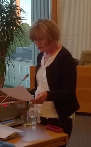 Ulla-Leena Alppi pitää tärkeänä, että lapset ja nuoret voivat luottaa aikuisten kykyyn tehdä vastuullisia päätöksiä. Kuva: Sinikka Torkkola 