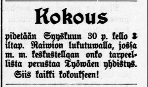 Tyrvään Sanomat 28.10.1906